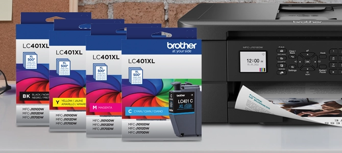 LC401XL2PKS - Built to work seamlessly with Brother printers