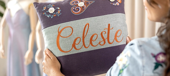 Library of Built-in Embroidery Designs