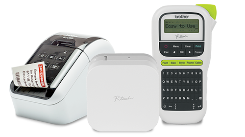 Brother P-touch label makers and label printers